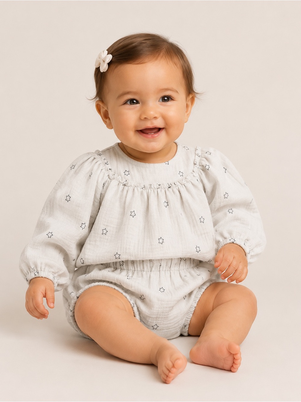 QUINCY MAE Mia Top + Bloomer Set in Twinkle